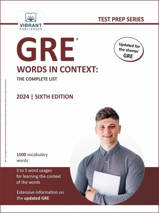 Title details for GRE Words In Context by Vibrant Publishers - Available